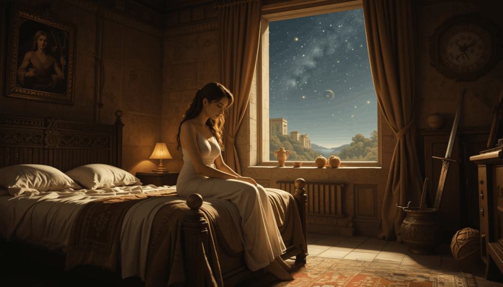 Arianna in bedroom